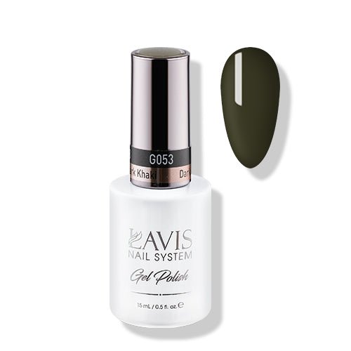 Lavis Gel Polish 053 - Dark Khaki - DTK Nail Supply