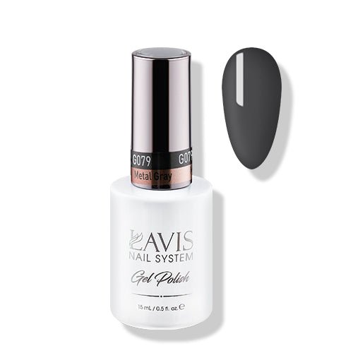 Lavis Gel Polish 079 - Metal Gray - DTK Nail Supply
