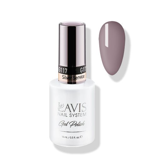 Lavis Gel Polish 117 - Silver Service - DTK Nail Supply