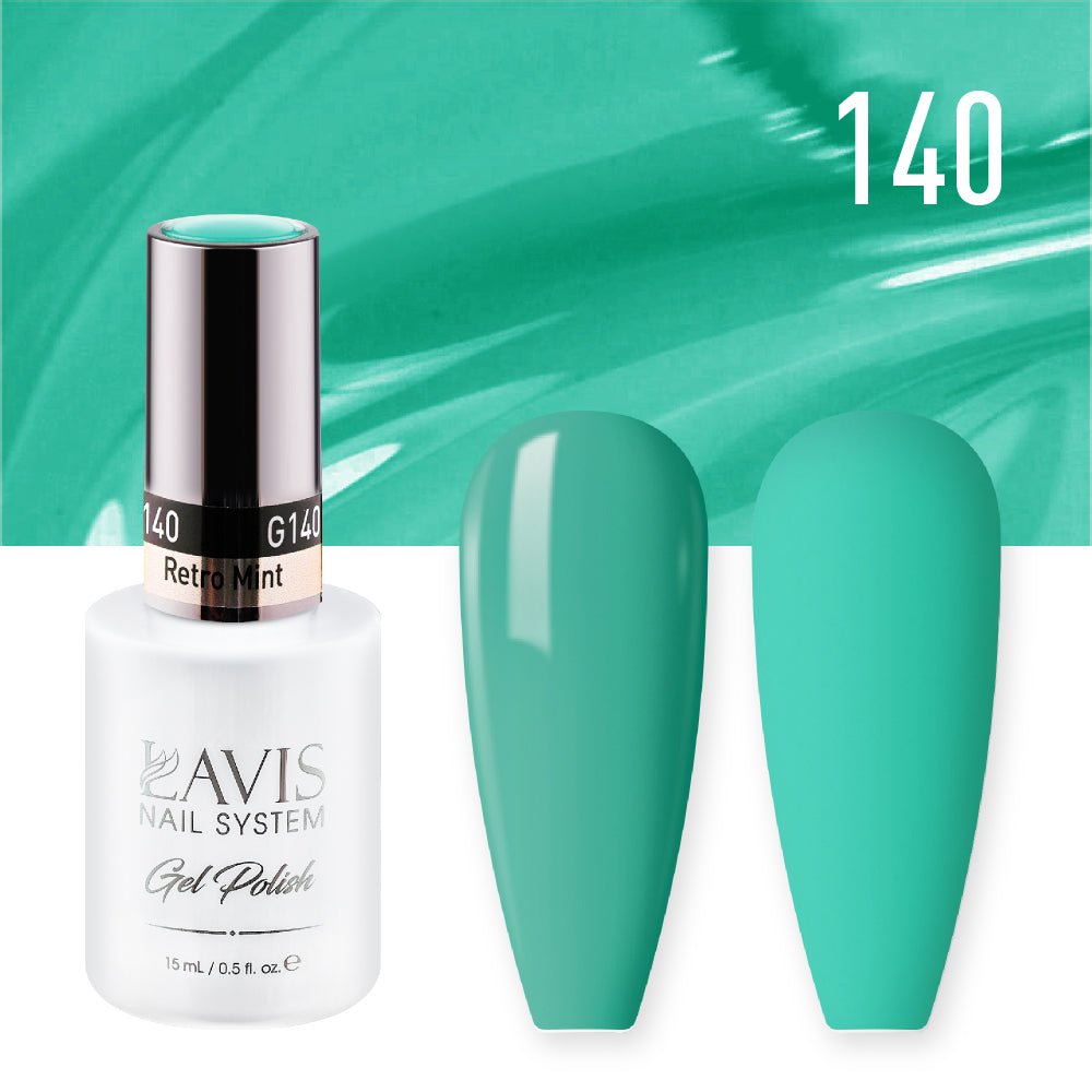 Lavis Gel Polish 140 - Retro Mint - DTK Nail Supply