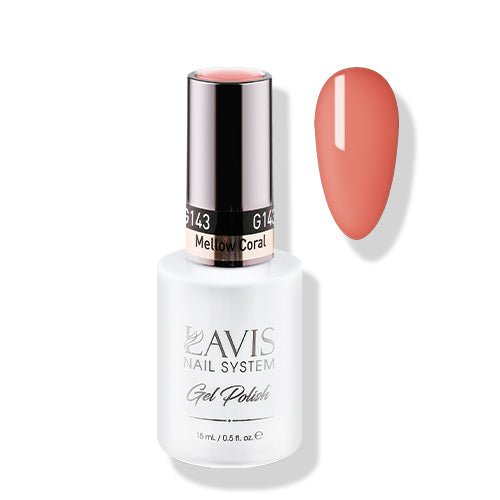 Lavis Gel Polish 143 - Mellow Coral - DTK Nail Supply