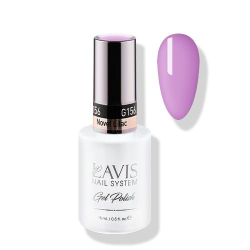 Lavis Gel Polish 156 - Novel Lilac - DTK Nail Supply