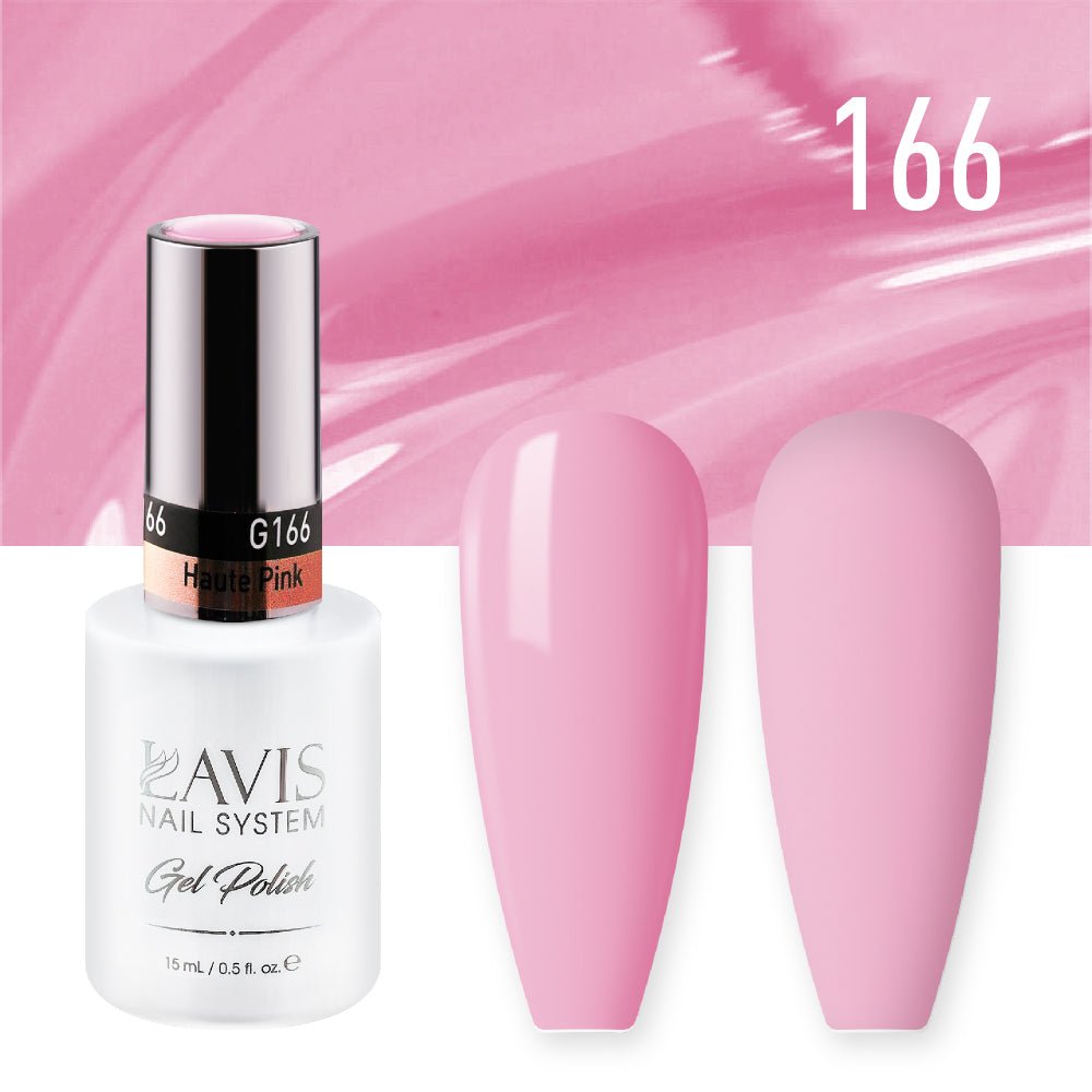 Lavis Gel Polish 166 - Haute Pink - DTK Nail Supply