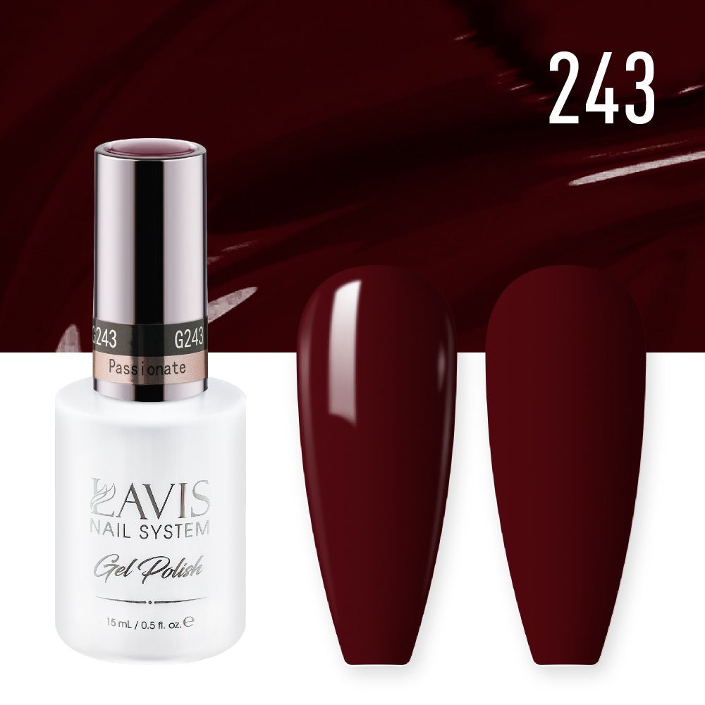 Lavis Gel Polish 243 - Passionate - DTK Nail Supply
