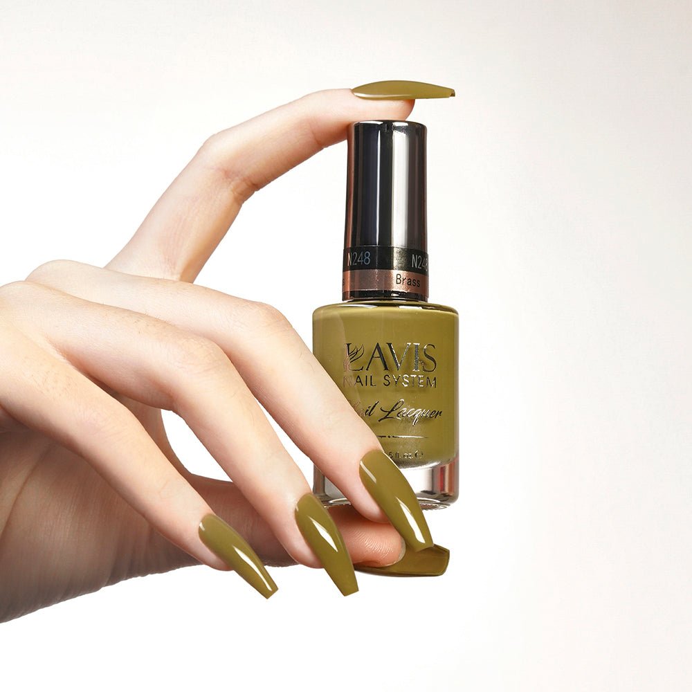 Lavis Gel Polish 248 - Brass - DTK Nail Supply