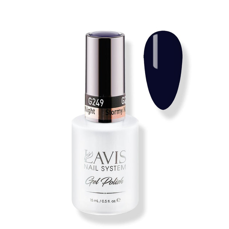 Lavis Gel Polish 249 (Ver 2) - Stormy Night - DTK Nail Supply