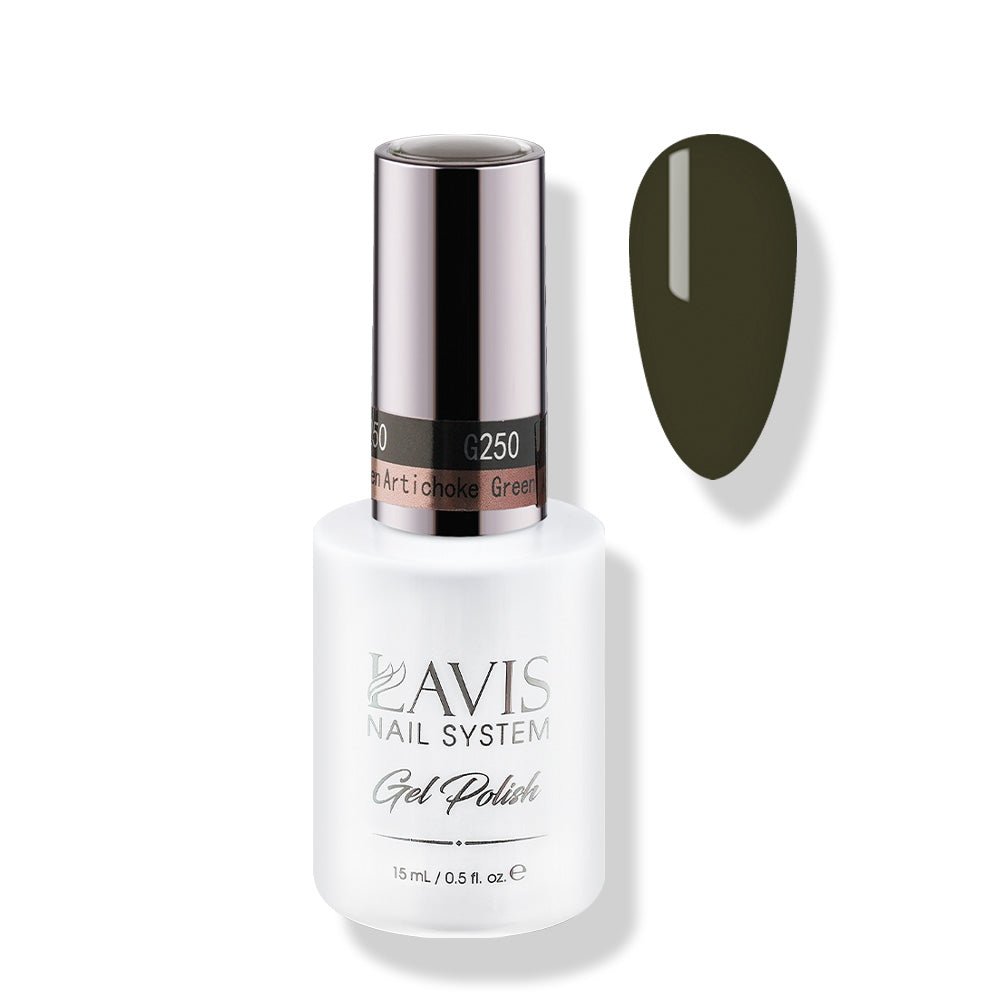 Lavis Gel Polish 250 - Artichoke Green - DTK Nail Supply