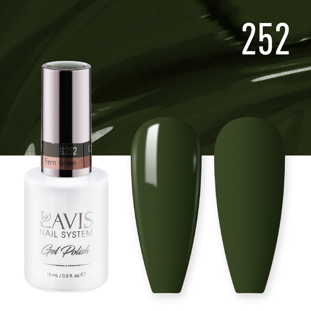 Lavis Gel Polish 252 - Fern Green - DTK Nail Supply