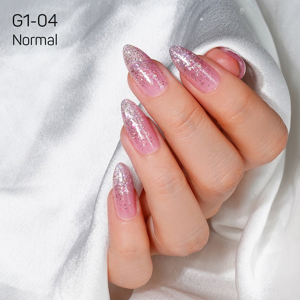 LAVIS Glitter G01 - 04 - Gel Polish 0.5 oz - Galaxy Collection - DTK Nail Supply