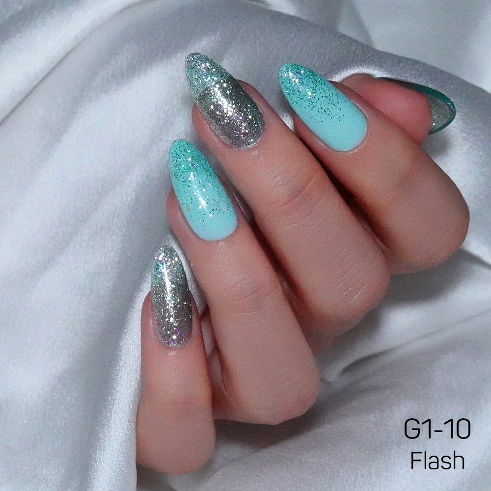 LAVIS Glitter G01 - 10 - Gel Polish 0.5 oz - Galaxy Collection - DTK Nail Supply