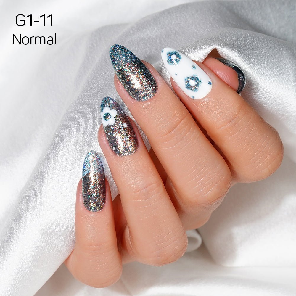 LAVIS Glitter G01 - 11 - Gel Polish 0.5 oz - Galaxy Collection - DTK Nail Supply