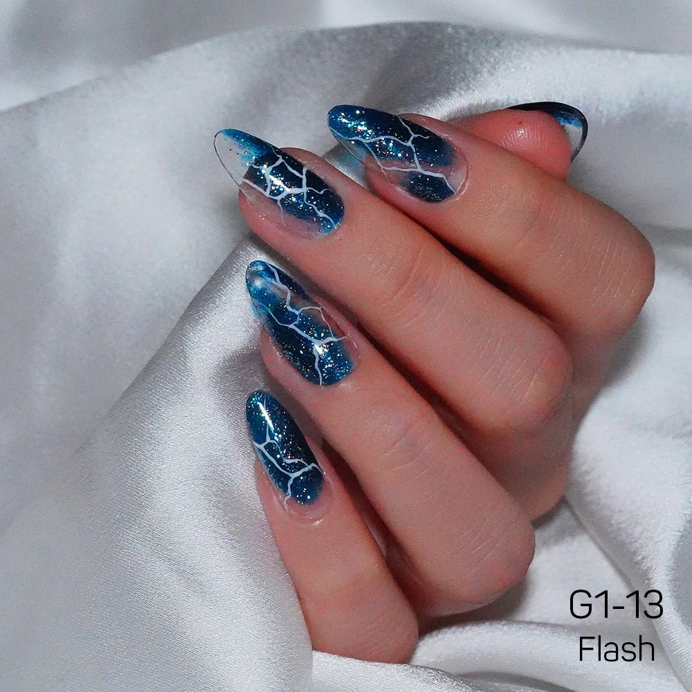 LAVIS Glitter G01 - 13 - Gel Polish 0.5 oz - Galaxy Collection - DTK Nail Supply