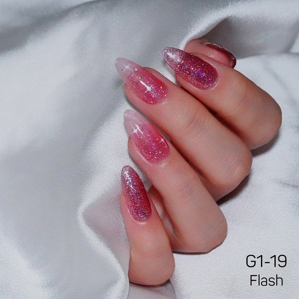 LAVIS Glitter G01 - 19 - Gel Polish 0.5 oz - Galaxy Collection - DTK Nail Supply