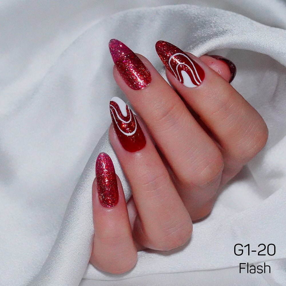 LAVIS Glitter G01 - 20 - Gel Polish 0.5 oz - Galaxy Collection - DTK Nail Supply