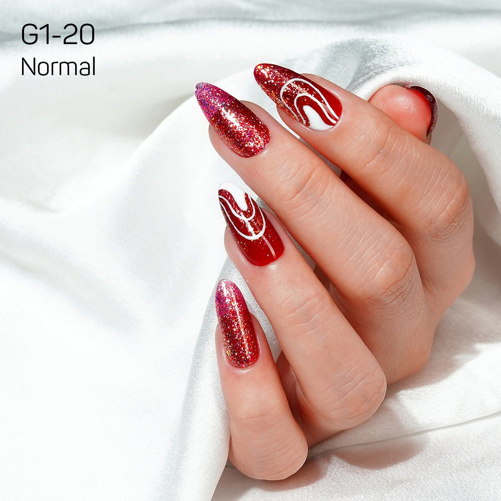 LAVIS Glitter G01 - 20 - Gel Polish 0.5 oz - Galaxy Collection - DTK Nail Supply