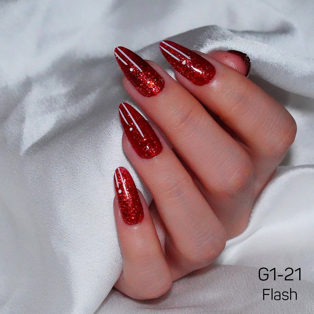 LAVIS Glitter G01 - 21 - Gel Polish 0.5 oz - Galaxy Collection - DTK Nail Supply