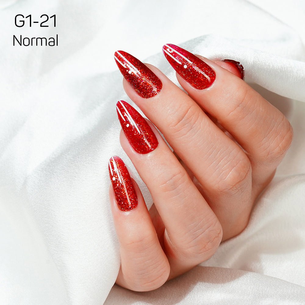 LAVIS Glitter G01 - 21 - Gel Polish 0.5 oz - Galaxy Collection - DTK Nail Supply