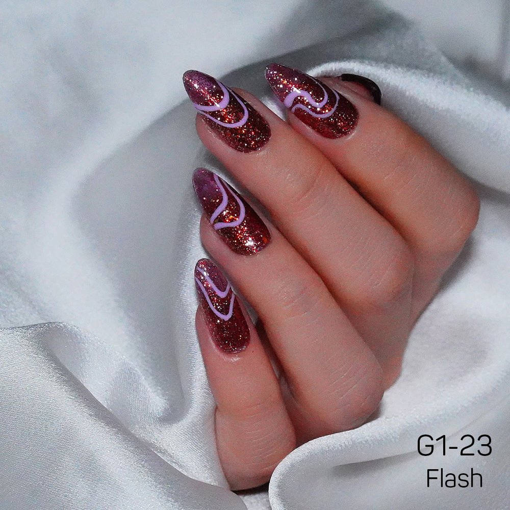 LAVIS Glitter G01 - 23 - Gel Polish 0.5 oz - Galaxy Collection - DTK Nail Supply