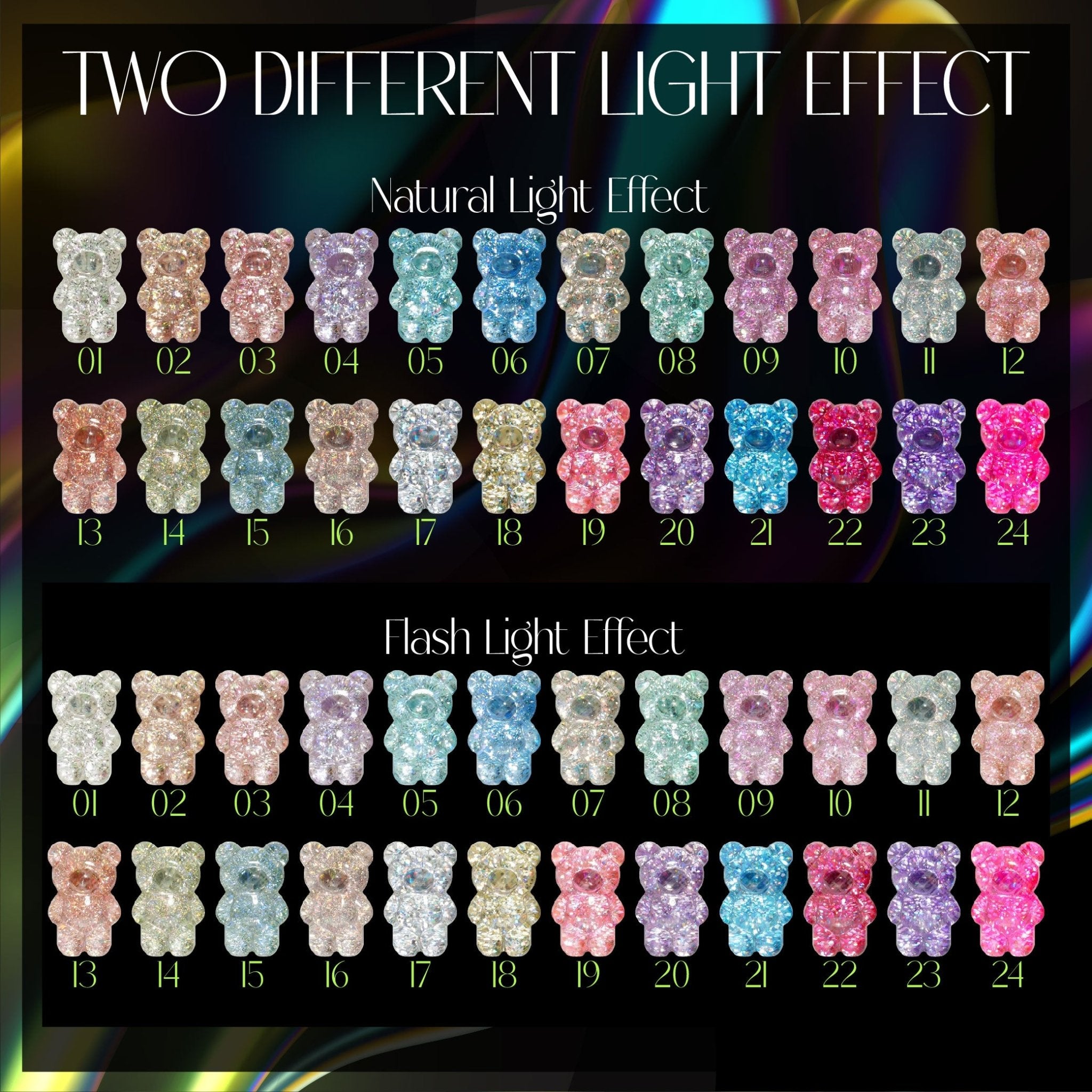 LAVIS Glitter G02 - 07 - Gel Polish 0.5 oz - Pillow Talk Collection - DTK Nail Supply