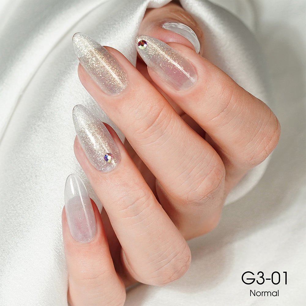 LAVIS Glitter G03 - 01 - Gel Polish 0.5 oz - Barbie Collection - DTK Nail Supply