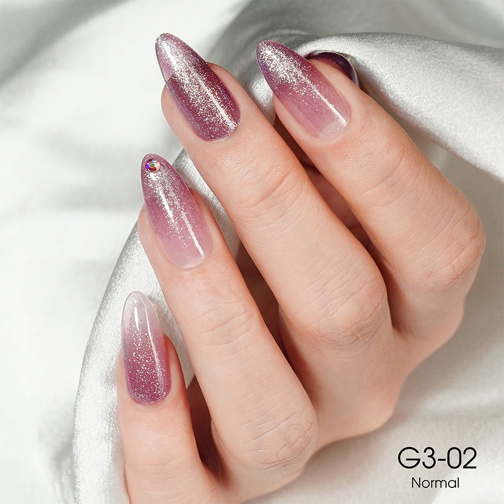 LAVIS Glitter G03 - 02 - Gel Polish 0.5 oz - Barbie Collection - DTK Nail Supply