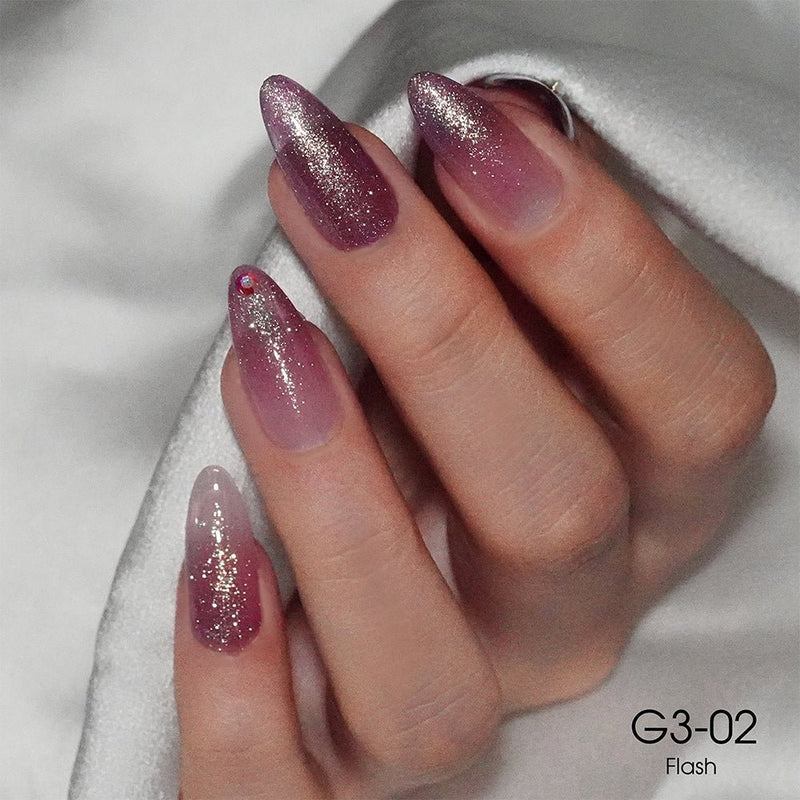 LAVIS Glitter G03 - 02 - Gel Polish 0.5 oz - Barbie Collection - DTK Nail Supply