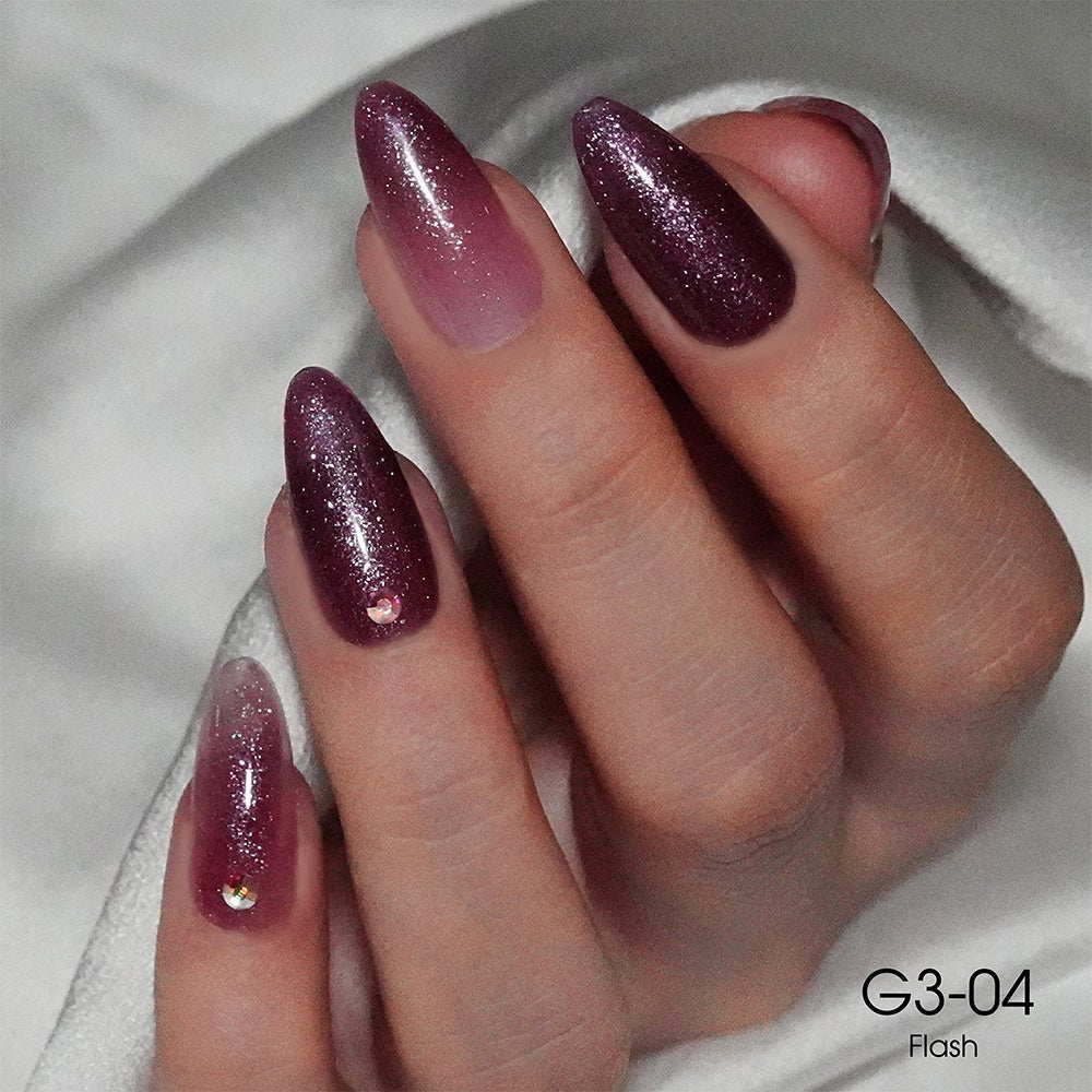 LAVIS Glitter G03 - 04 - Gel Polish 0.5 oz - Barbie Collection - DTK Nail Supply