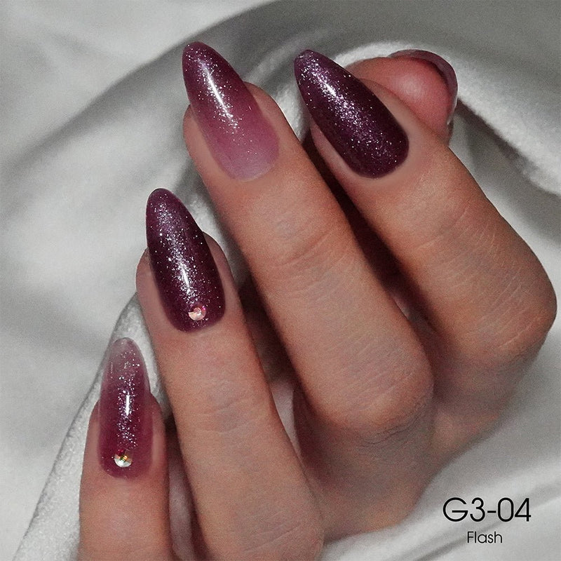 LAVIS Glitter G03 - 04 - Gel Polish 0.5 oz - Barbie Collection - DTK Nail Supply