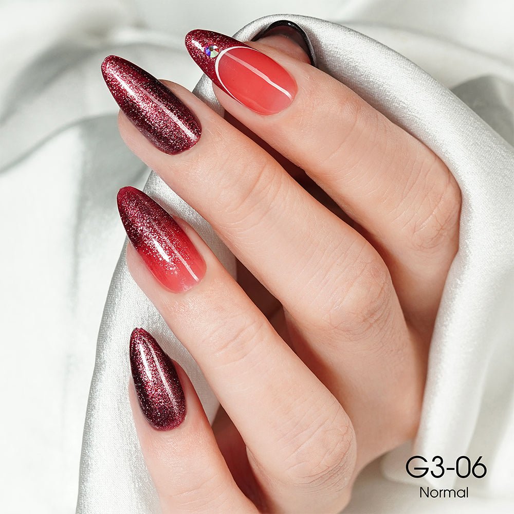 LAVIS Glitter G03 - 06 - Gel Polish 0.5 oz - Barbie Collection - DTK Nail Supply