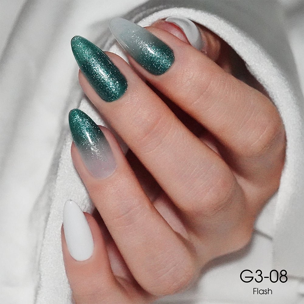 LAVIS Glitter G03 - 08 - Gel Polish 0.5 oz - Barbie Collection - DTK Nail Supply