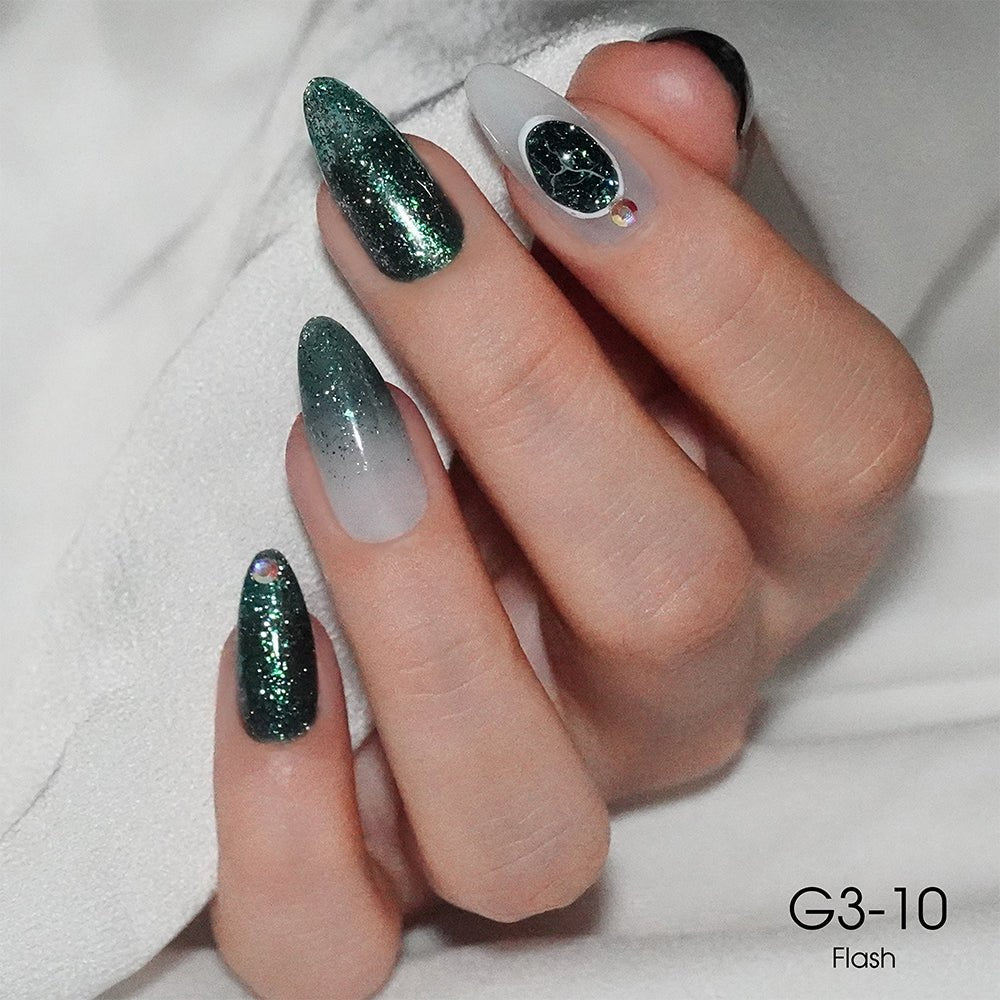 LAVIS Glitter G03 - 10 - Gel Polish 0.5 oz - Barbie Collection - DTK Nail Supply