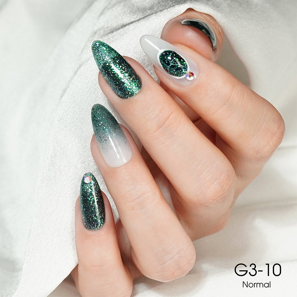 LAVIS Glitter G03 - 10 - Gel Polish 0.5 oz - Barbie Collection - DTK Nail Supply