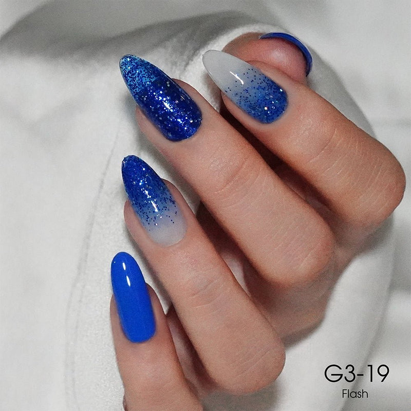 LAVIS Glitter G03 - 19 - Gel Polish 0.5 oz - Barbie Collection - DTK Nail Supply