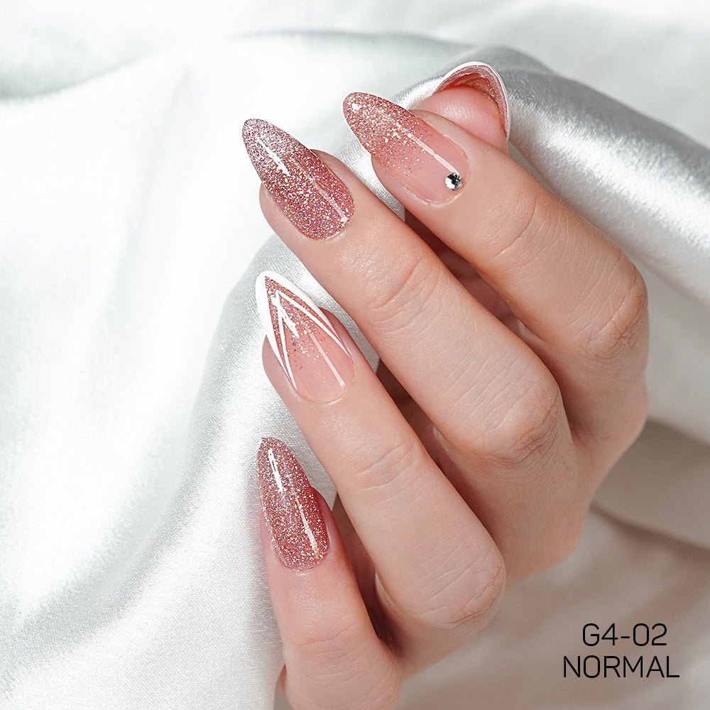 LAVIS Glitter G04 - 02 - Gel Polish 0.5 oz - Couture Collection - DTK Nail Supply