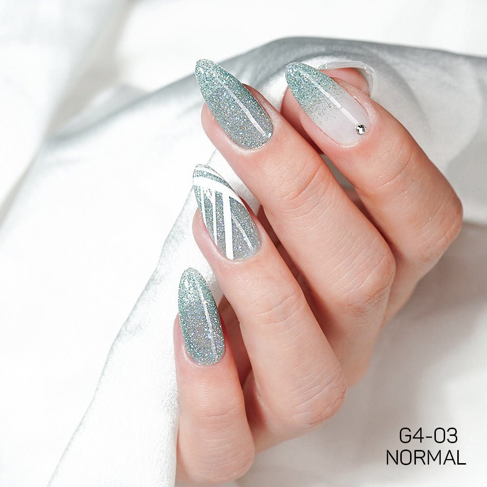 LAVIS Glitter G04 - 03 - Gel Polish 0.5 oz - Couture Collection - DTK Nail Supply