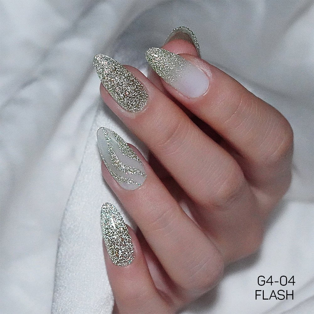 LAVIS Glitter G04 - 04 - Gel Polish 0.5 oz - Couture Collection - DTK Nail Supply