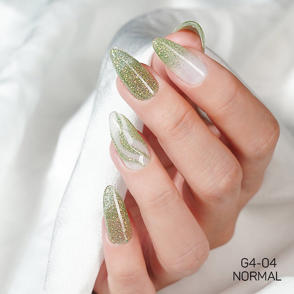 LAVIS Glitter G04 - 04 - Gel Polish 0.5 oz - Couture Collection - DTK Nail Supply