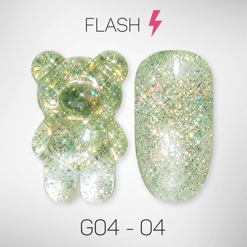 LAVIS Glitter G04 - 04 - Gel Polish 0.5 oz - Couture Collection - DTK Nail Supply