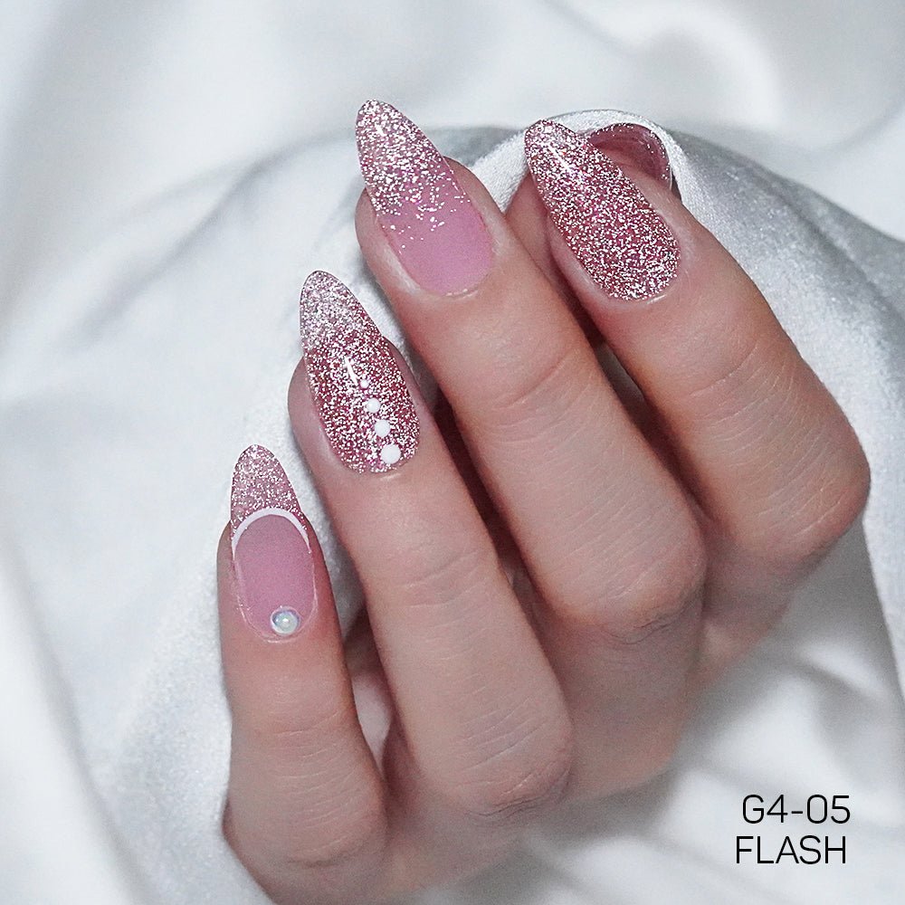 LAVIS Glitter G04 - 05 - Gel Polish 0.5 oz - Couture Collection - DTK Nail Supply