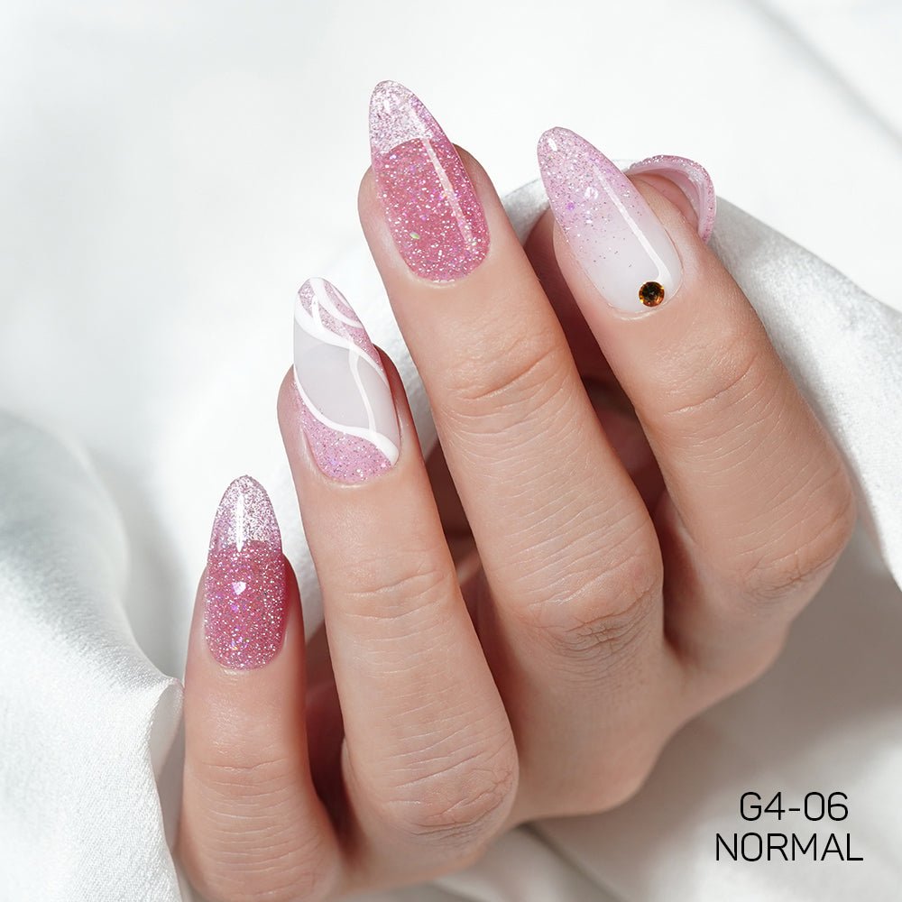 LAVIS Glitter G04 - 06 - Gel Polish 0.5 oz - Couture Collection - DTK Nail Supply