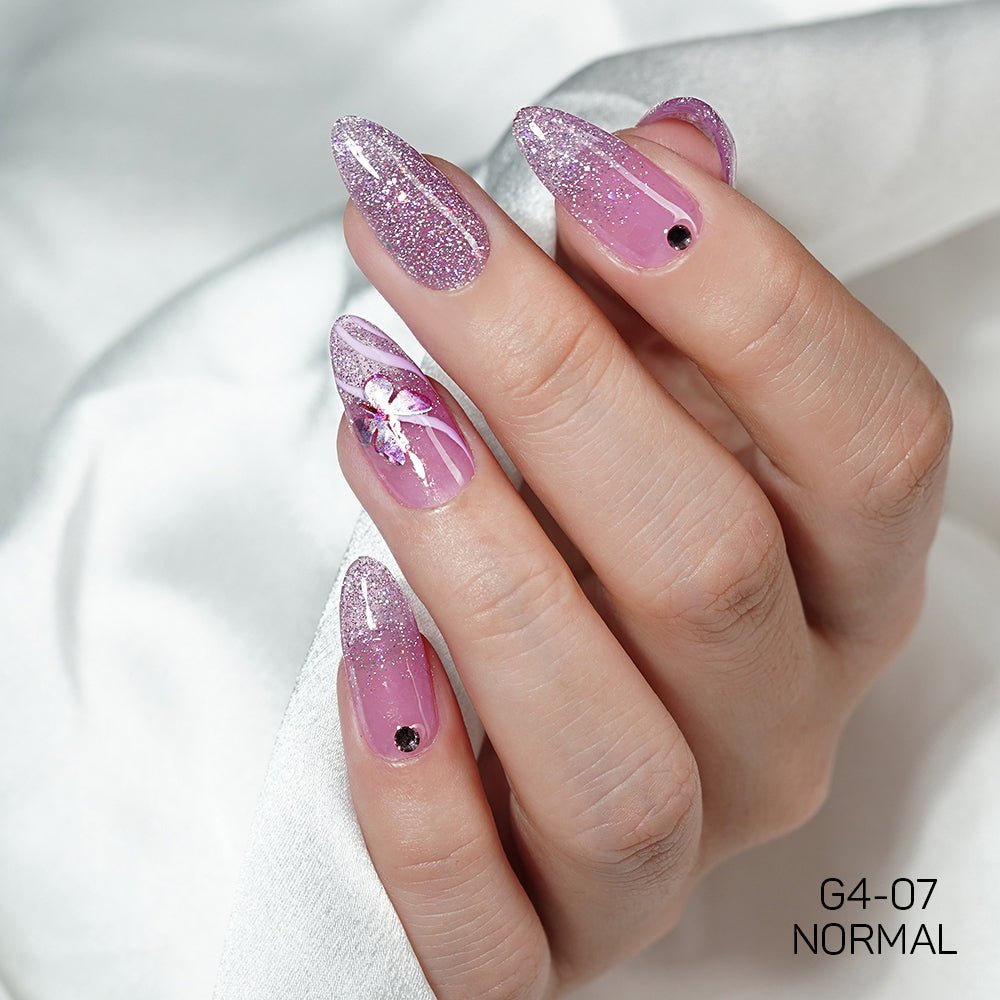 LAVIS Glitter G04 - 07 - Gel Polish 0.5 oz - Couture Collection - DTK Nail Supply