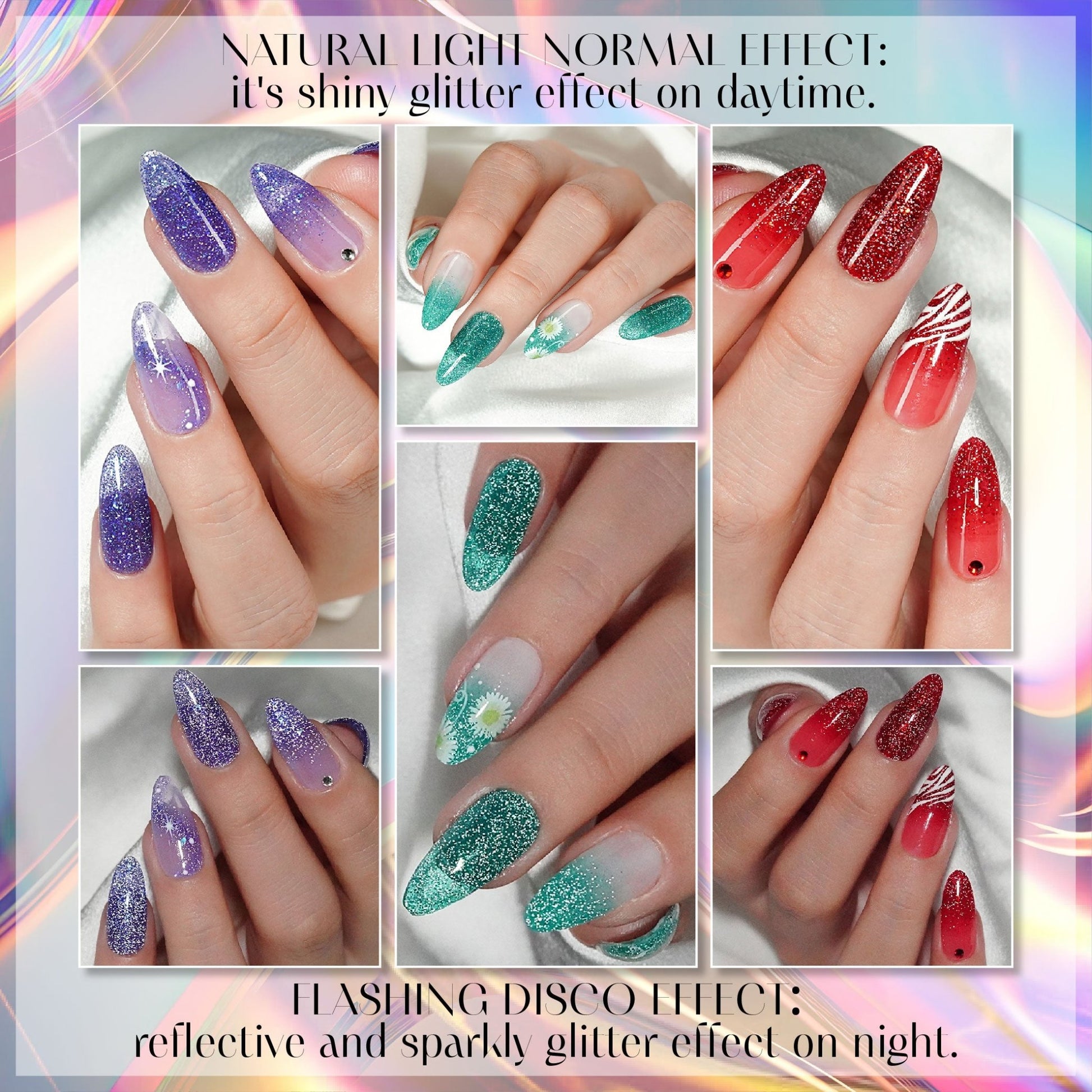 LAVIS Glitter G04 - 08 - Gel Polish 0.5 oz - Couture Collection - DTK Nail Supply