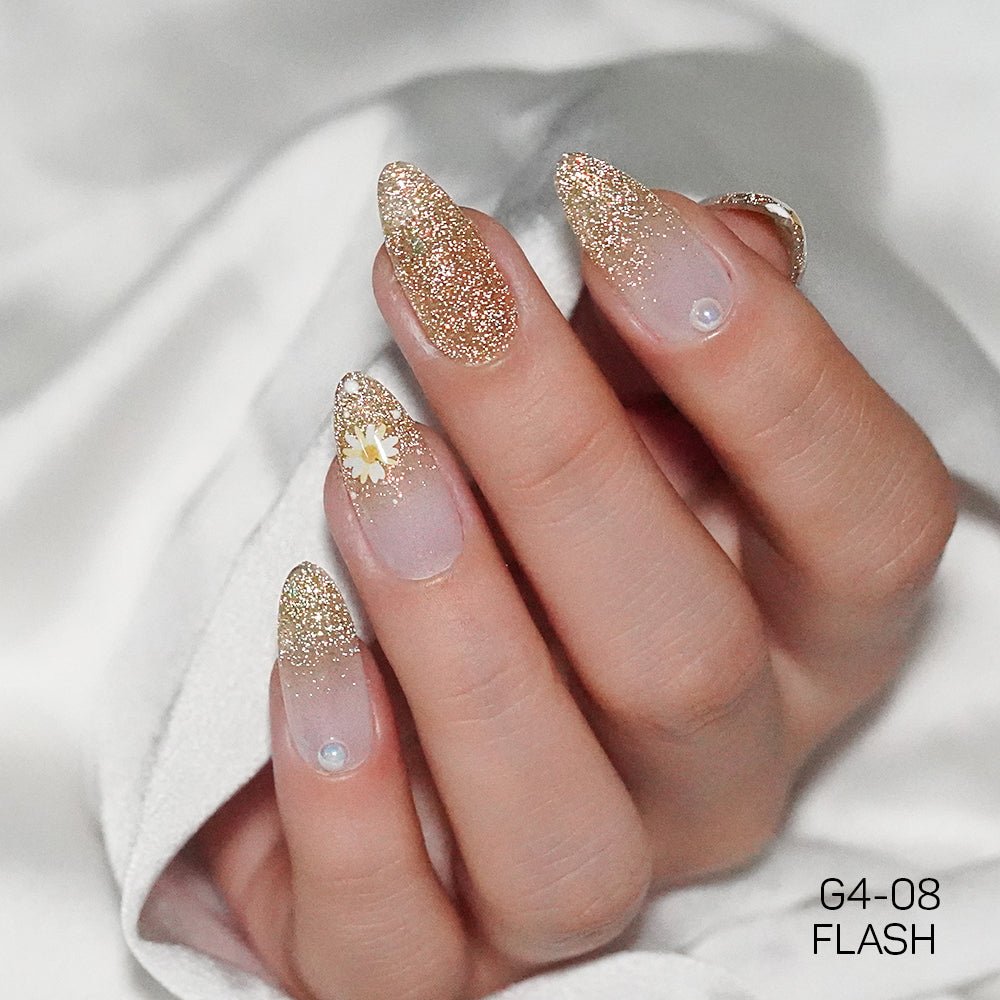LAVIS Glitter G04 - 08 - Gel Polish 0.5 oz - Couture Collection - DTK Nail Supply