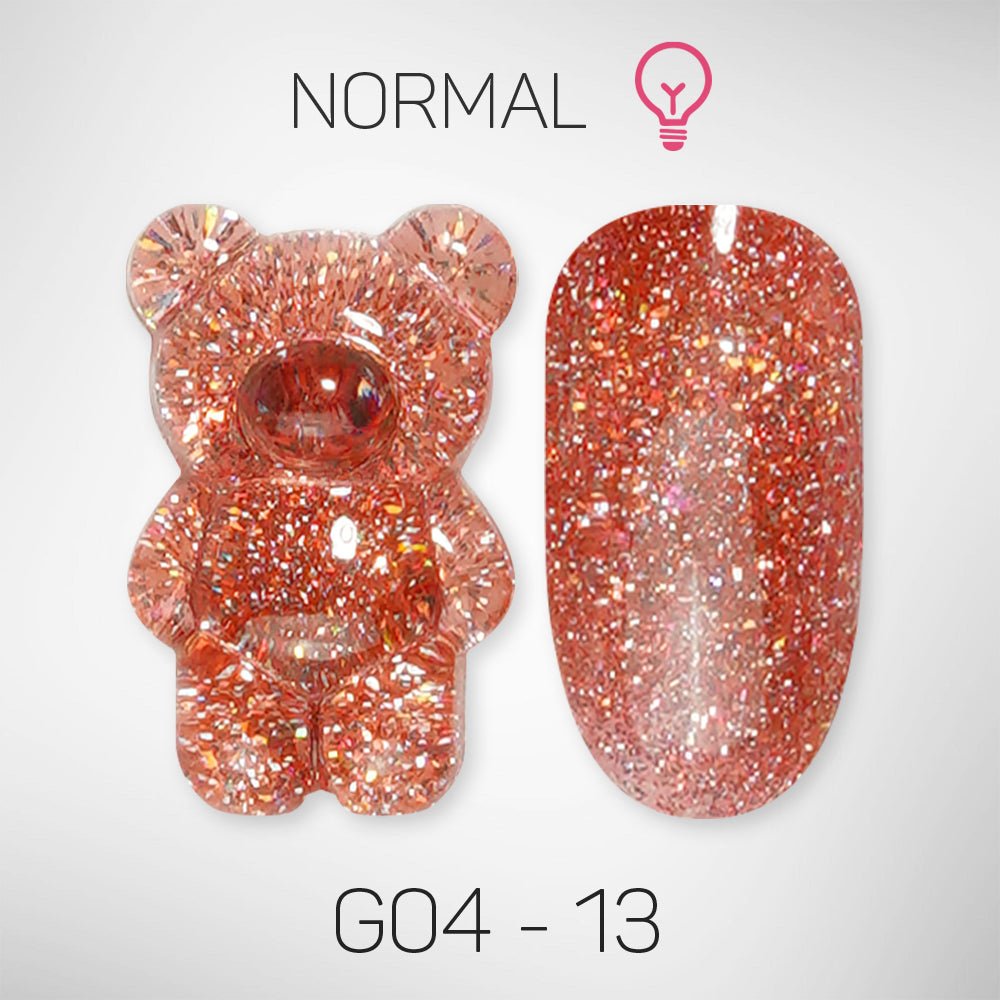 LAVIS Glitter G04 - 13 - Gel Polish 0.5 oz - Couture Collection - DTK Nail Supply