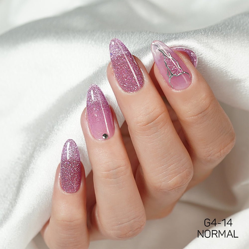 LAVIS Glitter G04 - 14 - Gel Polish 0.5 oz - Couture Collection - DTK Nail Supply
