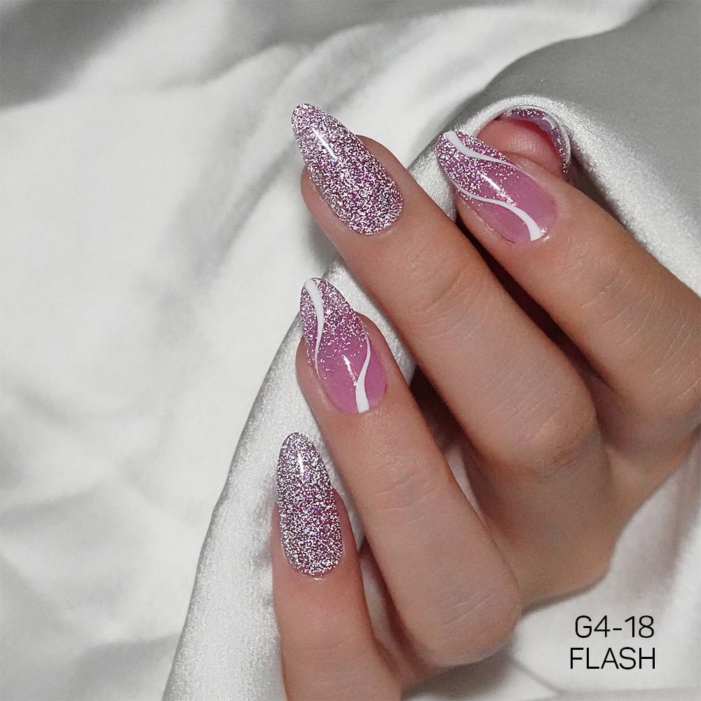 LAVIS Glitter G04 - 18 - Gel Polish 0.5 oz - Couture Collection - DTK Nail Supply