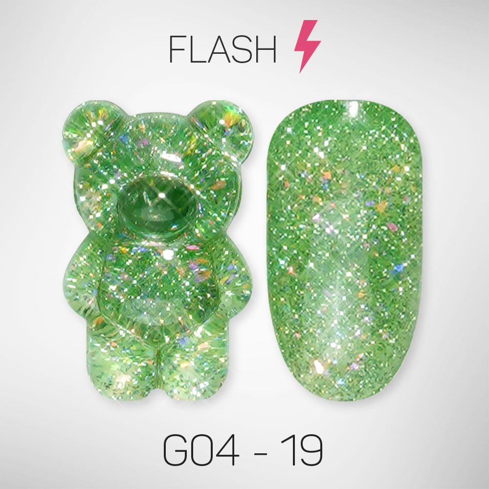 LAVIS Glitter G04 - 19 - Gel Polish 0.5 oz - Couture Collection - DTK Nail Supply