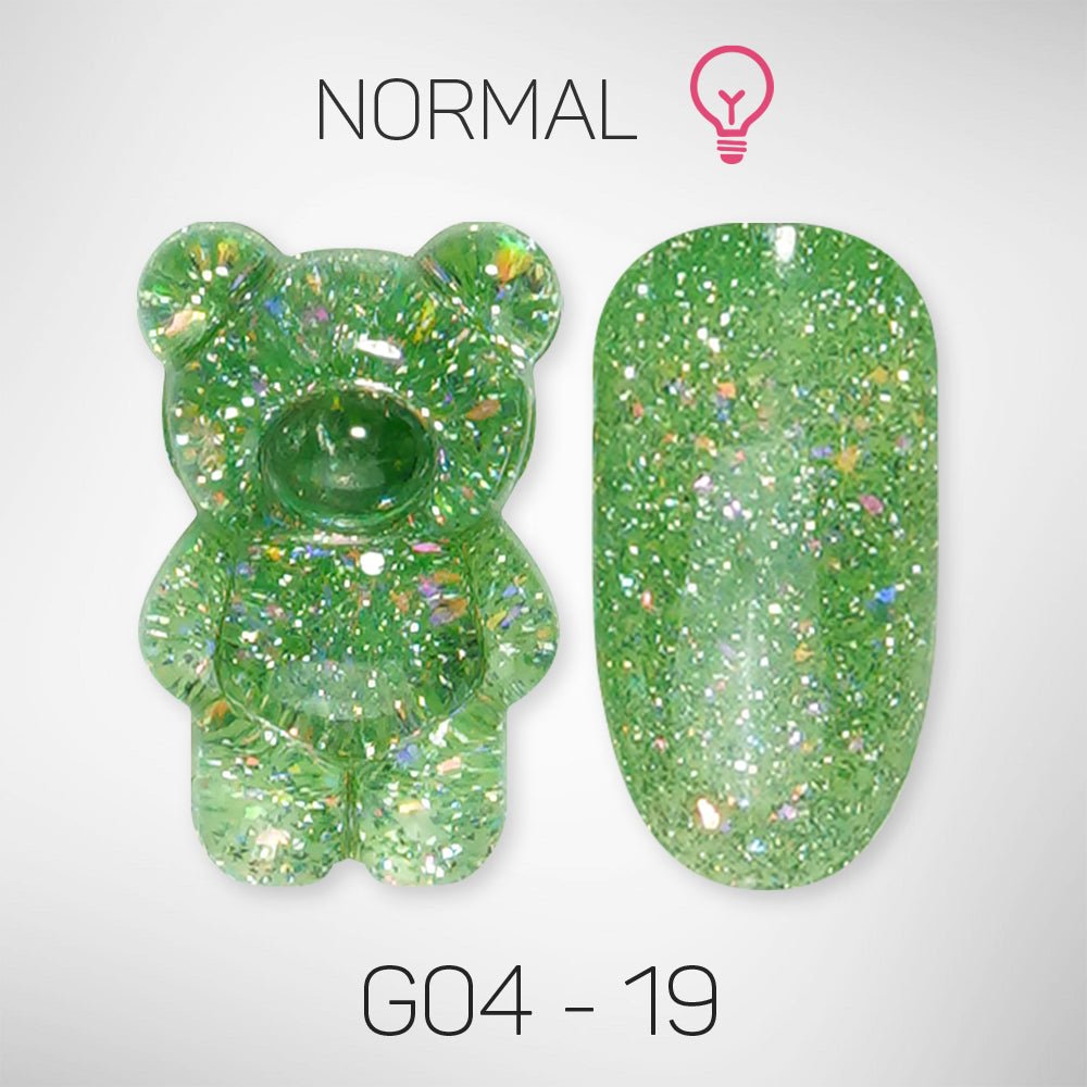 LAVIS Glitter G04 - 19 - Gel Polish 0.5 oz - Couture Collection - DTK Nail Supply