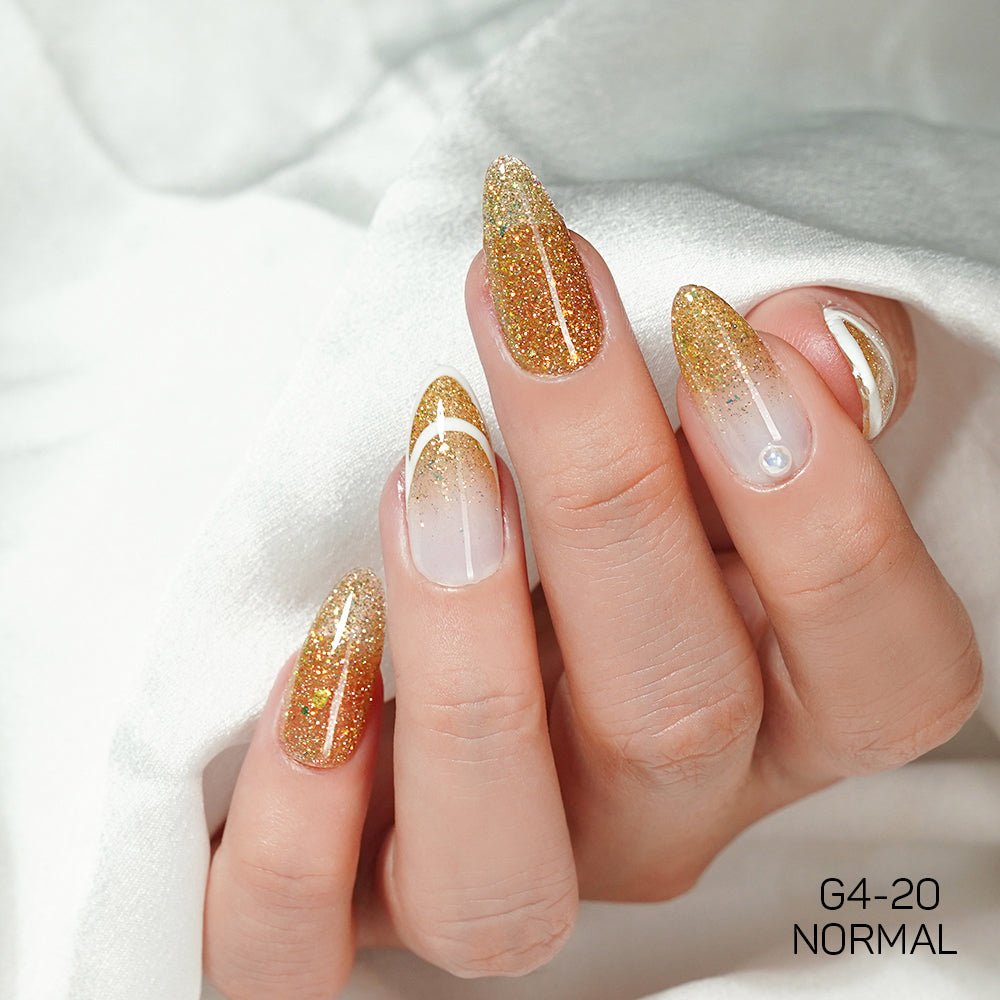 LAVIS Glitter G04 - 20 - Gel Polish 0.5 oz - Couture Collection - DTK Nail Supply