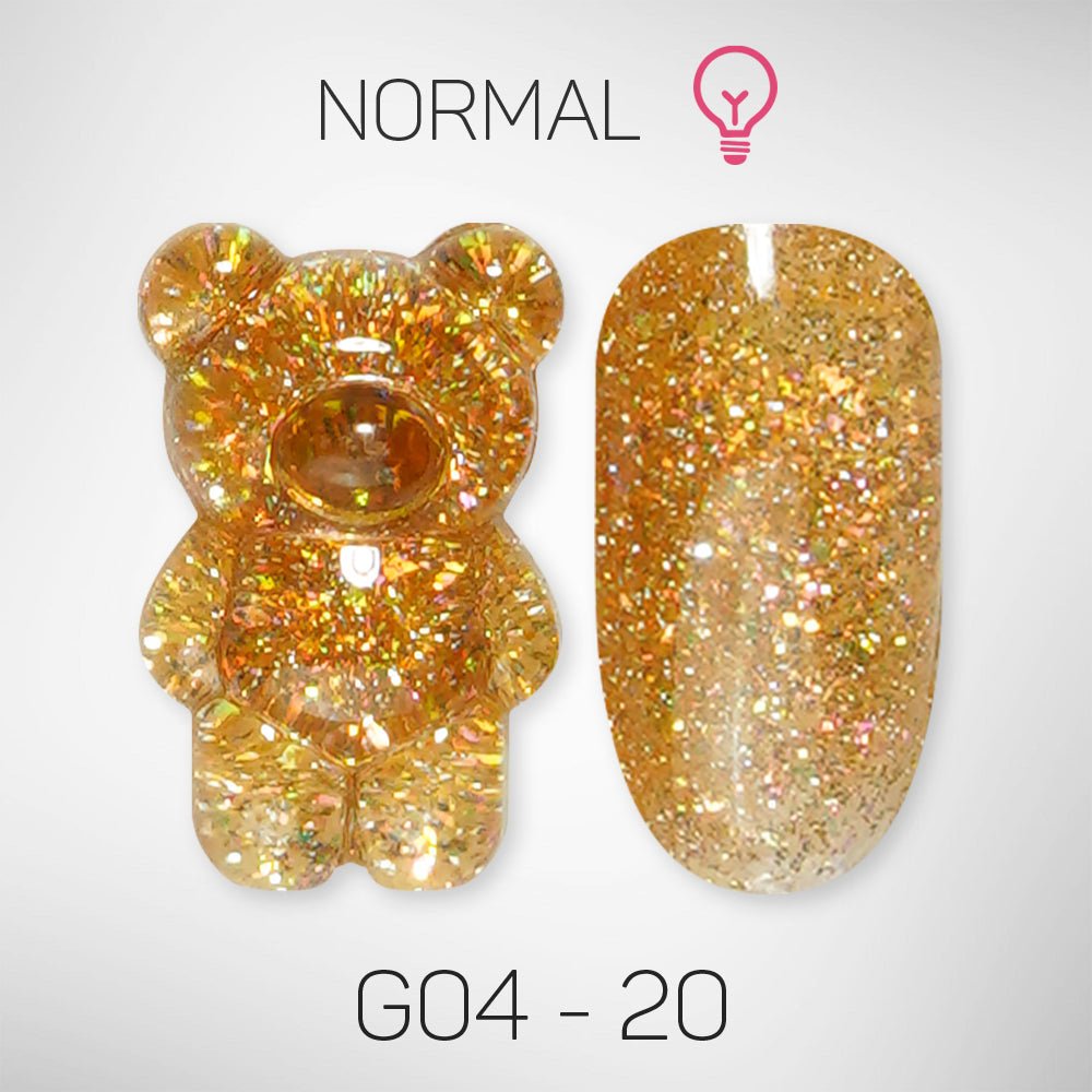 LAVIS Glitter G04 - 20 - Gel Polish 0.5 oz - Couture Collection - DTK Nail Supply